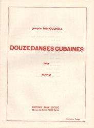 12 Danses Cubaines - Piano