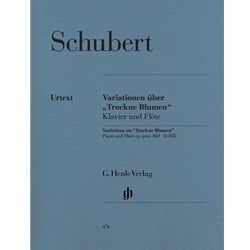 Variations in E minor on "Trockne Blumen" Op. 160 - Flute and Piano