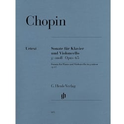 Sonata in G Minor, Op. 65 - Cello and Piano