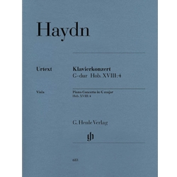 Piano Concerto in G Major, Hob. XVIII:4 - Edition for Piano and String Quartet