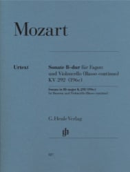 Sonata in B-flat Major, K. 292 - Cello and Bassoon
