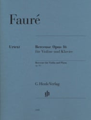 Berceuse, Op. 16 - Violin and Piano