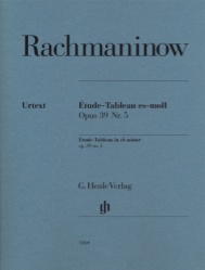 Etude-Tableau in E-flat Minor, Op. 39, No. 5 - Piano