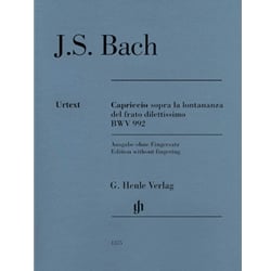 Capriccio sopra la lontananza, BWV 992 (No Fingering) - Piano Solo
