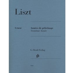Annees de Pelerinage, Book 3, Revised Edition - Piano