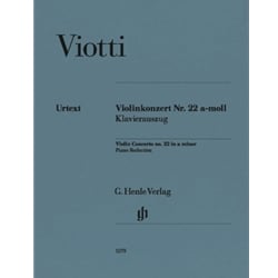 Concerto No. 22 in A Minor - Violin and Piano