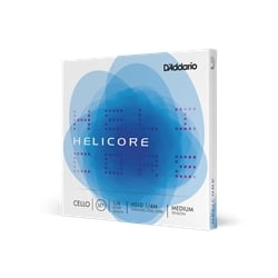 Helicore 1/4 Scale Cello Strings Set, Medium Tension