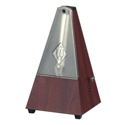 Wittner 812K Maelzel Series 800K/810K Metronome with Bell - Mahogany Grain Plastic Casing