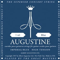 Augustine Imperial/Blue High Tension Nylon Classical Guitar Strings