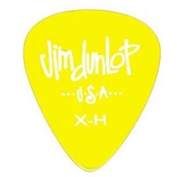 Dunlop 486PXH Gels Guitar Picks - Extra Heavy Yellow (12 Pack)