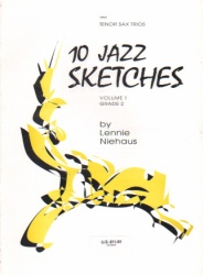 10 Jazz Sketches, Volume 1 - Tenor Saxophone Trio