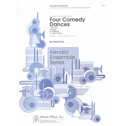 4 Comedy Dances - Saxophone Quartet (SATB)