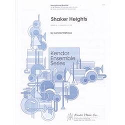 Shaker Heights - Saxophone Quartet (SATB/AATB)