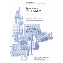 Symphony No. 8, Mvt. 2 - Saxophone Quartet