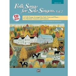 Folk Songs for Solo Singers, Vol. 2 (Bk/CD) - Medium Low Voice