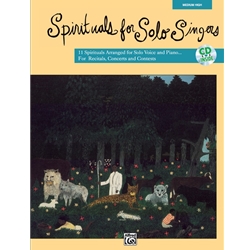 Spirituals for Solo Singers - Medium High Voice (Book and CD)