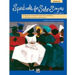 Spirituals for Solo Singers, Volume 2 - Medium Low Voice (Book and CD)