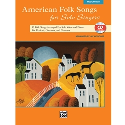 American Folk Songs for Solo Singers - Med High (Book with CD)