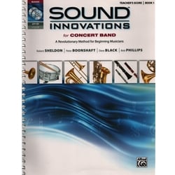 Sound Innovations for Concert Band Book 1 with CD - Conductor