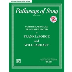 Pathways of Song, Volume 3 (Bk/CD) - Low Voice