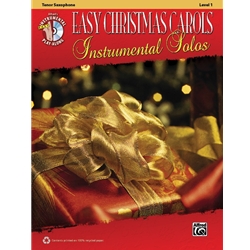 Easy Christmas Carols Instrumental Solos - Tenor Sax (Book/CD)