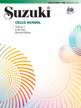 Suzuki Cello School, Volume 02 - Book with CD