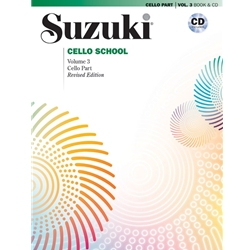 Suzuki Cello School, Volume 03 - Book and CD