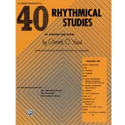 40 Rhythmical Studies - Cornet