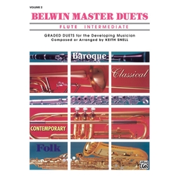 Belwin Master Duets Flute: Intermediate, Vol. 2 - Flute Duet