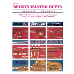 Belwin Master Duets Clarinet: Advanced, Vol. 2 - Clarinet Duet