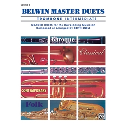 Belwin Master Duets Trombone: Intermediate, Vol. 2 - Trombone Duet