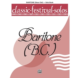 Classic Festival Solos: Baritone B.C., Volume 1 - Baritone Part