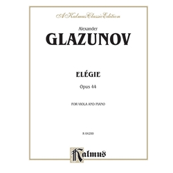 Elegie, Op. 44 - Viola and Piano