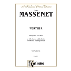 Werther - Vocal Score (French/English)