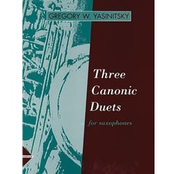 3 Canonic Duets for Like Saxophones