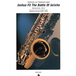 Spiritual Suite, Part 2: Joshua Fit the Battle of Jericho - Saxophone Quartet (S/AATB)