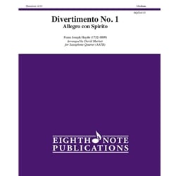 Divertimento No. 1 - Saxophone Quartet (AATB)