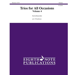 Trios for All Occasions Vol 4 - Trombone (Interchangeable)