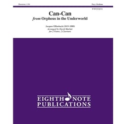 Can-Can - for 2 Flutes & 2 Clarinets