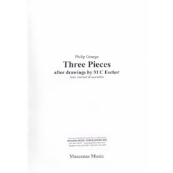 3 Pieces (After Drawings by M. C. Escher) - Bass Clarinet and Marimba