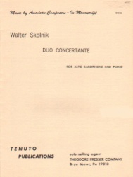 Duo Concertante - Alto Sax and Piano