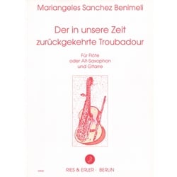 Der In Unsere Zeit Zuruckgekehrte Troubadour - Flute (or Alto Saxophone) and Guitar