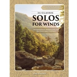 24 Classic Solos for Winds - Clarinet/Trumpet/Tenor Sax/Euphonium T.C. Book