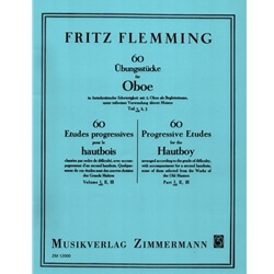 60 Progressive Etudes, Volume 1 - Oboe