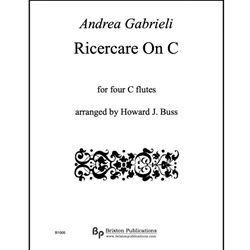 Ricercare on C - Flute Quartet