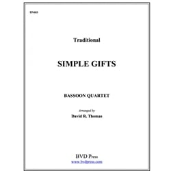 Simple Gifts - Bassoon Quartet