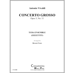 Concerto Grosso Op. 3, No. 11 - Tuba Ensemble (EEEETTTT)