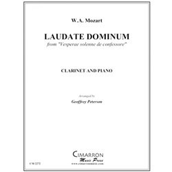 Laudate Dominum - Bb Clarinet & Piano