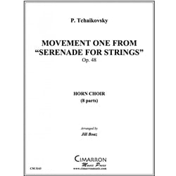 Movement 1 from "Serenade for Strings" - Horn Choir (8 parts)