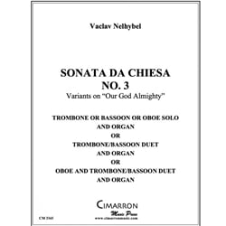 Sonata da Chiesa No. 3, Variants on "Our God Almighty" - Mixed Instruments & Organ